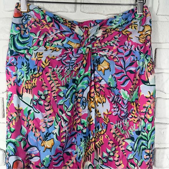 J. Mclaughlin Blakely Tropical Floral Pencil Skirt Size 6 - Picture 9 of 12